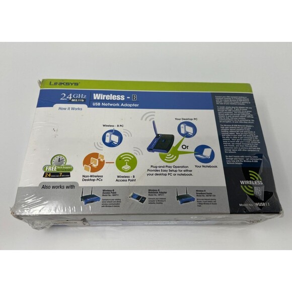 Linksys WUSB11 Wireless-B USB Network Adapter - Picture 3 of 4